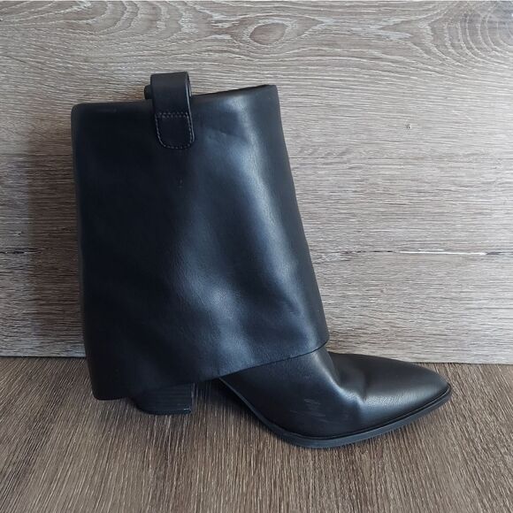 STEVE MADDEN Liddy Block Heel Bootie In Black Size 11 - Picture 7 of 10